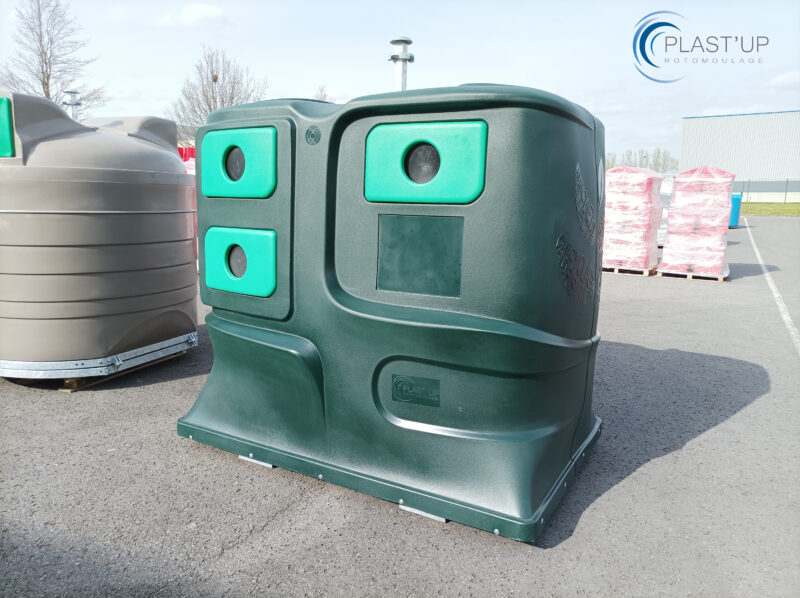 Lila, le collecteur aérien de déchets en rotomoulage