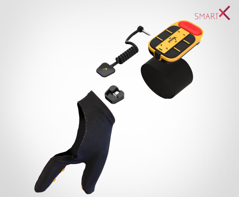 VEMOT, la radiocommande mains-libres pour le contrôle de machines industrielles