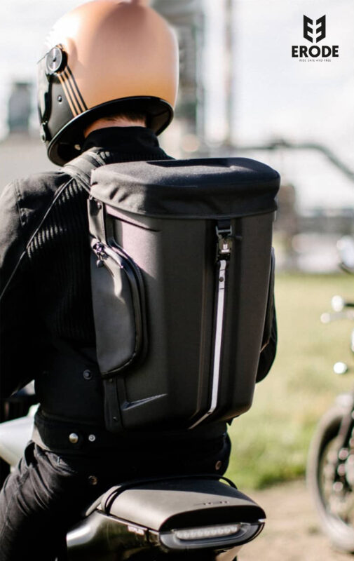 Erode, le sac à dos protecteur pour motards